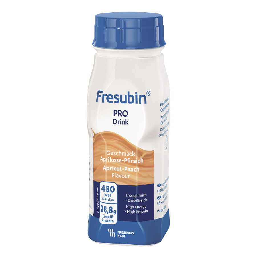 FRESUBIN PRO DRINK ALBICOCCA-PESCA 4 FLACONI X 200 ML