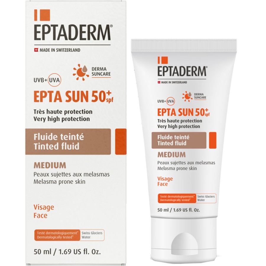 EPTA SUN SPF50 FLUIDO COLORATO 50 ML