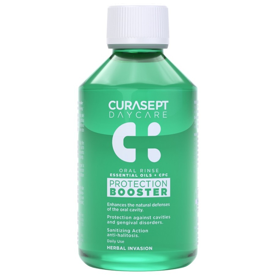 CURASEPT DAYCARE COLLUTORIO PROTECTION BOOSTER HERBAL INVASION 500 ML CURASEPT DAYCARE COLLUTORIO PROTECTION BOOSTER HERBAL INVASION 500 ML