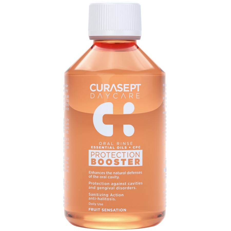 CURASEPT DAYCARE COLLUTORIO PROTECTION BOOSTER FRUIT SENSATION 250 ML CURASEPT DAYCARE COLLUTORIO PROTECTION BOOSTER FRUIT SENSATION 250 ML