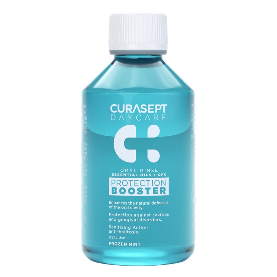 CURASEPT DAYCARE COLLUTORIO PROTECTION BOOSTER FROZEN MINT 100 ML CURASEPT DAYCARE COLLUTORIO PROTECTION BOOSTER FROZEN MINT 100 ML