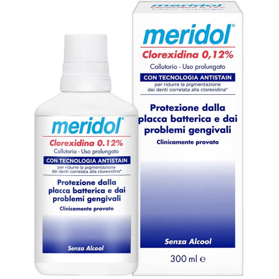 MERIDOL COLLUTORIO CLOREXIDINA 0,12% 300 ML MERIDOL COLLUTORIO CLOREXIDINA 0,12% 300 ML