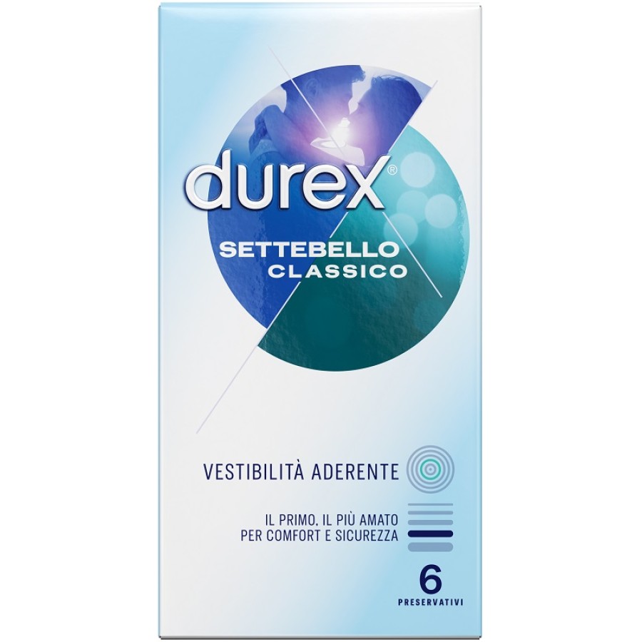 PROFILATTICO DUREX SETTEBELLO CLASSICO 6 PEZZI PROFILATTICO DUREX SETTEBELLO CLASSICO 6 PEZZI
