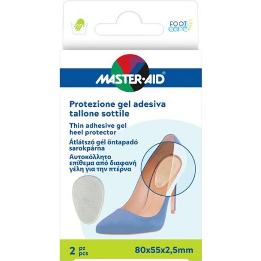 FOOTCARE PROTEZIONE ADESIVA TALLONE SOTTILE 2 PEZZI