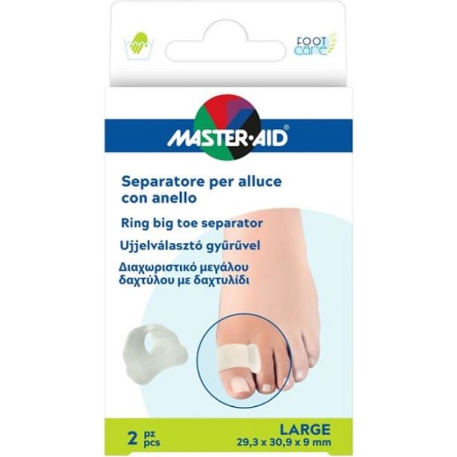 FOOTCARE SEPARATORE ALLUCE ANELLO LARGE 2 PEZZI