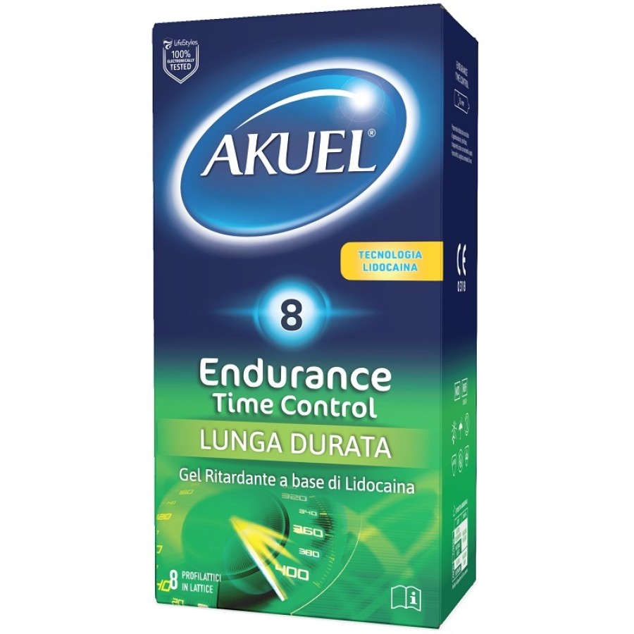 PROFILATTICO AKUEL ENDURANCE TIME CONTROL 8 PEZZI PROFILATTICO AKUEL ENDURANCE TIME CONTROL 8 PEZZI