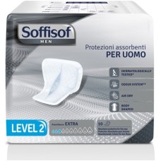 PANNOLONE PER INCONTINENZA SAGOMATO SOFFISOF MEN LEVEL 2 10 PEZZI PANNOLONE PER INCONTINENZA SAGOMATO SOFFISOF MEN LEVEL 2 10 PEZZI
