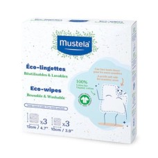 MUSTELA SALVIETTE LAVABILI RIUTILIZZABILI 6 PEZZI