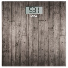 PESAPERSONE ELETTRONICA VETRO LEGNO SCURO