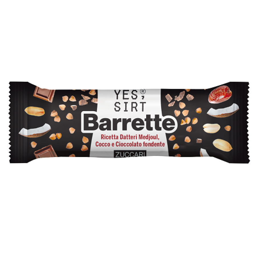 YES SIRT BARRETTE DATTERI MEDJOUL COCCO CIOCCOLATO FONDENTE 25 G
