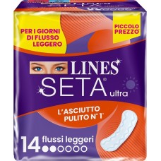 LINES SETA ULTRA ASSORBENTI LEGGERO DWCT 14 PEZZI