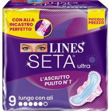 LINES SETA ULTRA ASSORBENTI LUNGO ALI DWCT 9 PEZZI