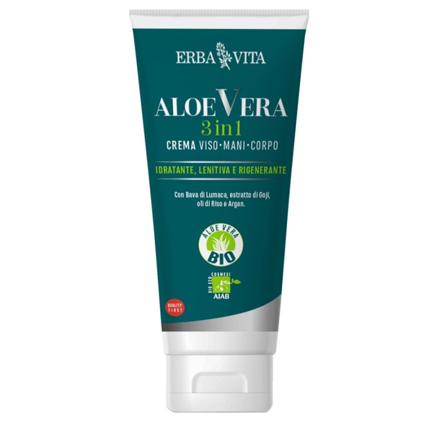 ALOE VERA CREMA 3 IN 1 BIO AIAB 200 ML ALOE VERA CREMA 3 IN 1 BIO AIAB 200 ML