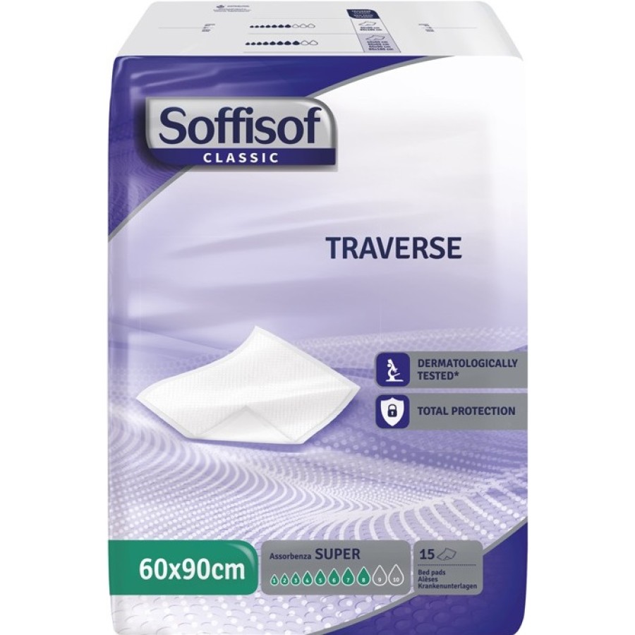 TRAVERSA PER INCONTINENZA SOFFISOF CLASSIC 8 GOCCE 60 X 90 15 PEZZI