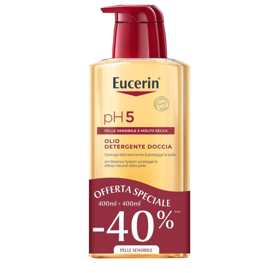 EUCERIN BIPACCO PH5 OLIO DETERGENTE 400 ML + 400 ML EUCERIN BIPACCO PH5 OLIO DETERGENTE 400 ML + 400 ML