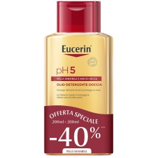 EUCERIN BIPACCO PH5 OLIO DETERGENTE 200 ML + 200 ML