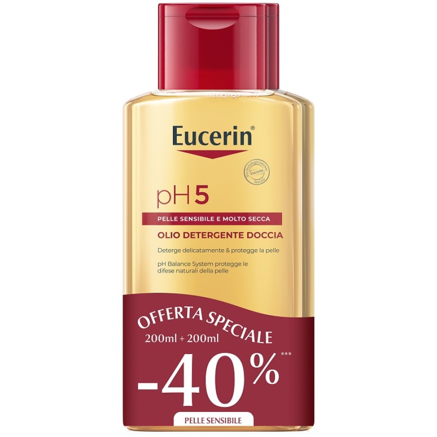EUCERIN BIPACCO PH5 OLIO DETERGENTE 200 ML + 200 ML EUCERIN BIPACCO PH5 OLIO DETERGENTE 200 ML + 200 ML