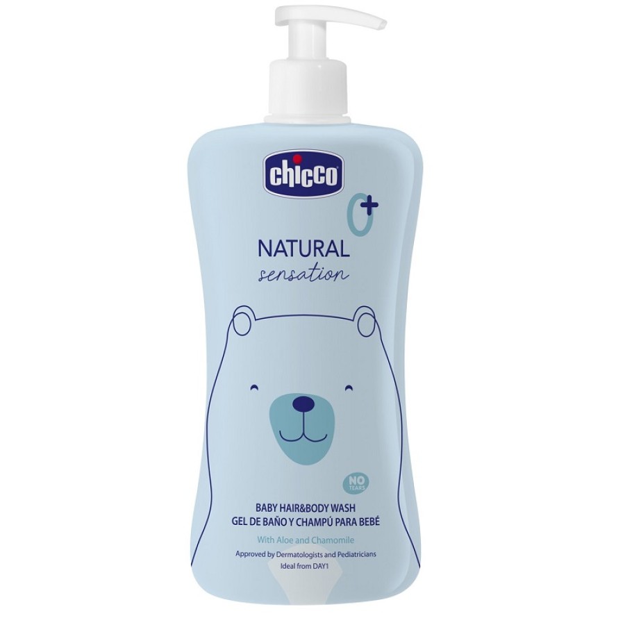 CHICCO NATURAL SENSATION BAGNOSHAMPO 500 ML CHICCO NATURAL SENSATION BAGNOSHAMPO 500 ML