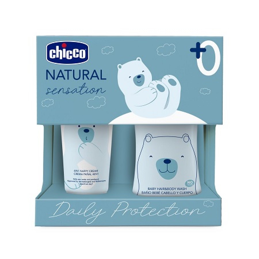 CHICCO NATURAL SENSATION SET BAGNOSHAMPO PASTA CHICCO NATURAL SENSATION SET BAGNOSHAMPO PASTA