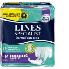PANNOLONE MUTANDINA LINES SPECIALIST DERM AP L 12 PEZZI