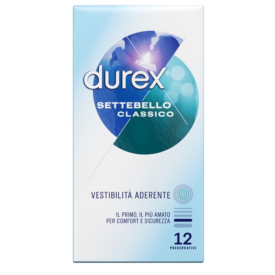 PROFILATTICO DUREX SETTEBELLO CLASSICO 12 PEZZI PROFILATTICO DUREX SETTEBELLO CLASSICO 12 PEZZI