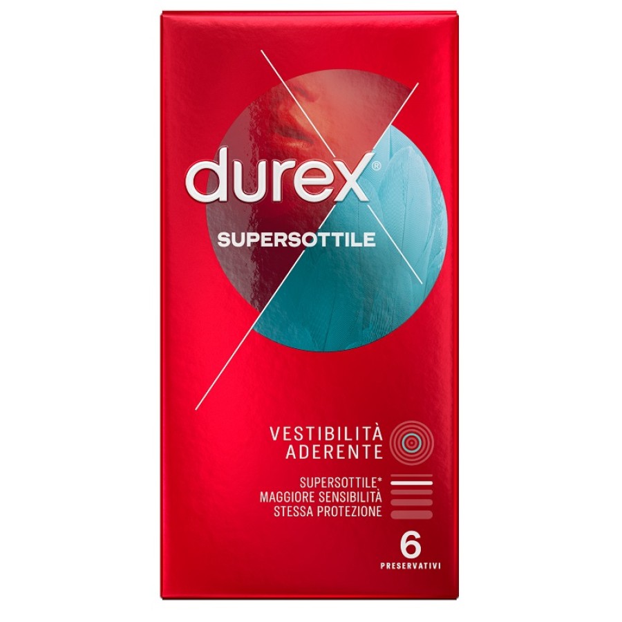 PROFILATTICO DUREX SUPERSOTTILE CLOSE FIT 6 PEZZI PROFILATTICO DUREX SUPERSOTTILE CLOSE FIT 6 PEZZI