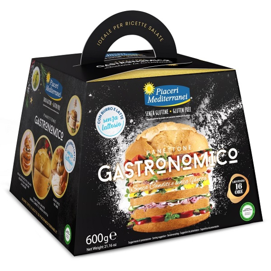 PIACERI MEDITERRANEI PANETTONE GASTRONOMICO 600 G