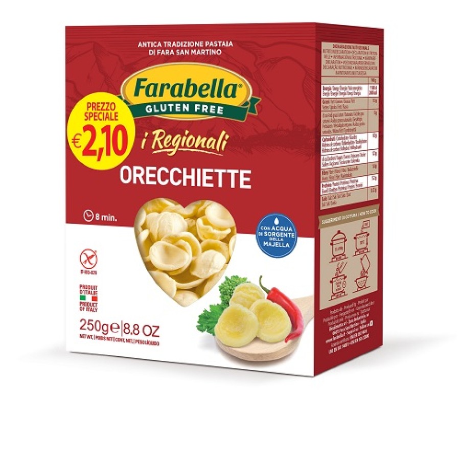 FARABELLA ORECCHIETTE I REGIONALI PASTA FRESCA STABILIZZATA 250 G PROMO