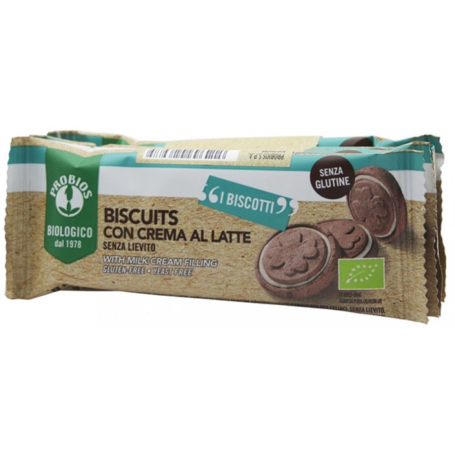 PROBIOS BISCUITS CREMA LATTE 4 PEZZI DA 24 G