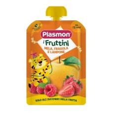 PLASMON I FRUTTINI MELA FRAGOLA E LAMPONE 130 G