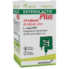 ENTEROLACTIS PLUS 15 CAPSULE 24 MILIARDI DI CELLULE VIVE