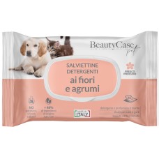 BEAUTYCASE PET SALVIETTINE DETERGENTI AI FIORI E AGRUMI FLOW PACK 40 PEZZI