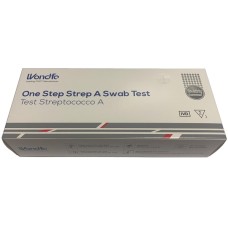 TEST ONE STEP STREP A DETERMINAZIONE QUALITATIVA ANTIGENI STREPTOCOCCO A IN TAMPONE FARINGEO AUTODIAGNOSTICO