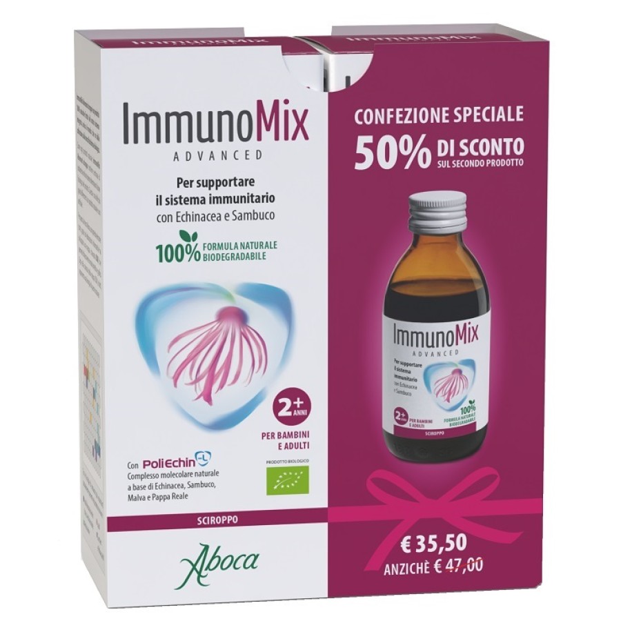 IMMUNOMIX ADVANCED SCIROPPO CONFEZIONE SPECIALE 2 PEZZI