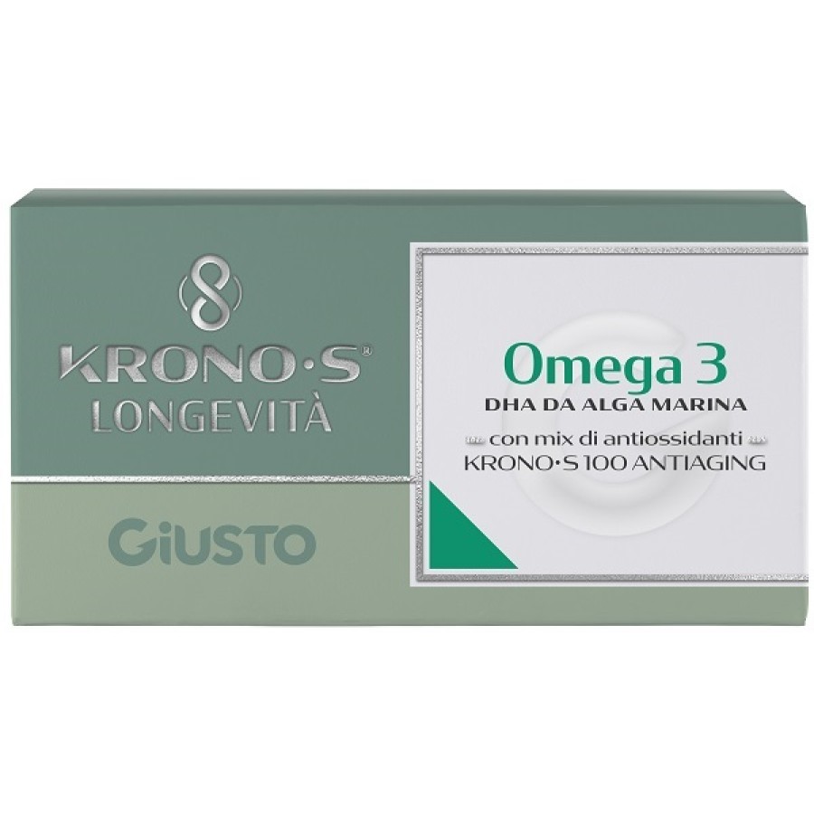 GIUSTO OMEGA 3 KRONOS DHA DA ALGA MARINA VEG 10 BUSTINE