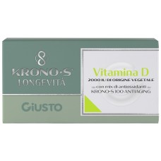GIUSTO VITAMINA D KRONOS ORIGINE VEGETALE 30 COMPRESSE