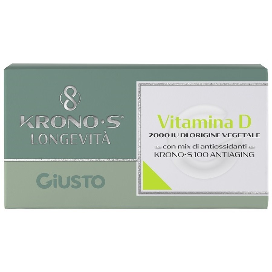 GIUSTO VITAMINA D KRONOS ORIGINE VEGETALE 30 COMPRESSE