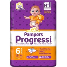 PAMPERS PROGRESSI XL 17 PEZZI