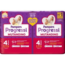 PAMPERS PROGRESSI MUTANDINO MAXI PACCO DOPPIO 38 PEZZI