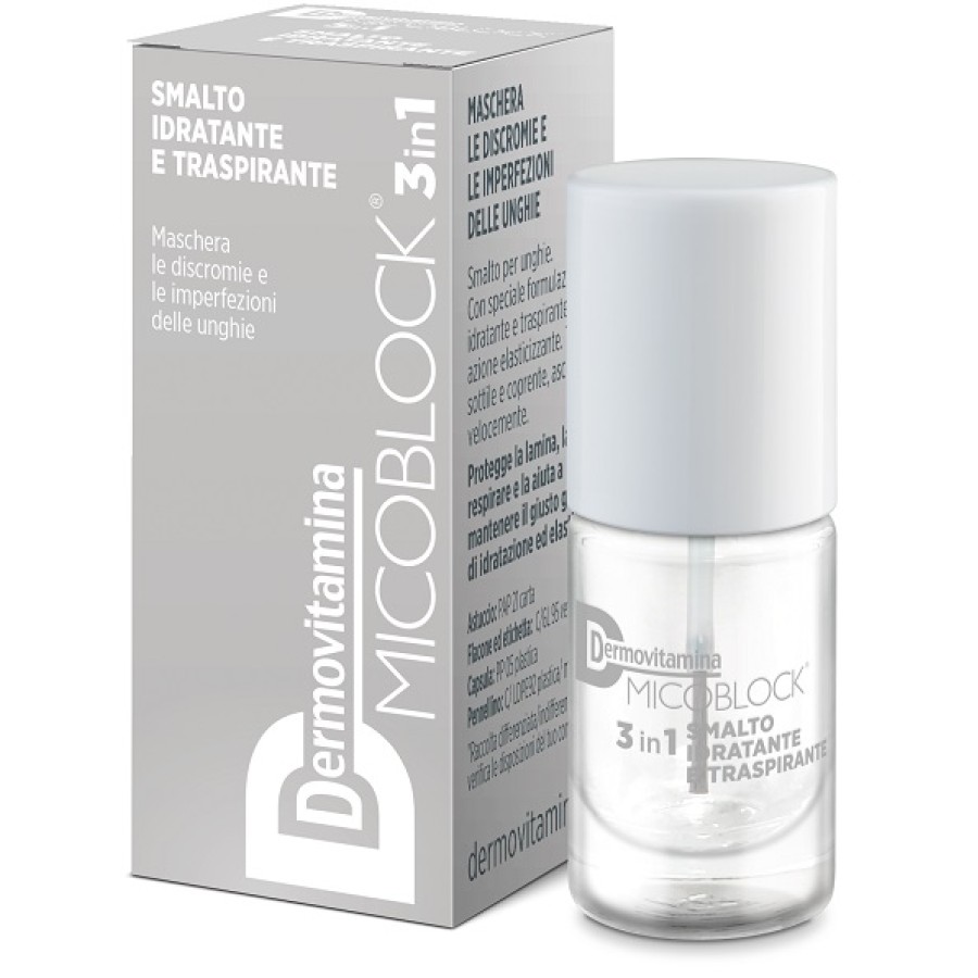 DERMOVITAMINA MICOBLOCK SMALTO BASE&TOP COAT 19 TRASPARENTE 5 ML