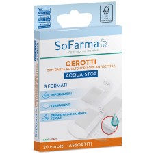 CEROTTO ACQUASTOP ASSORTITI 20 PEZZI SOFARMAPIU' CEROTTO ACQUASTOP ASSORTITI 20 PEZZI SOFARMAPIU'