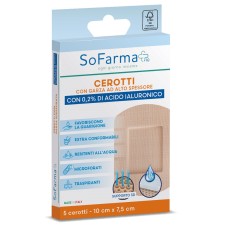 CEROTTO CICATRIZZANTE 10X7,5 CM 5 PEZZI SOFARMAPIU'