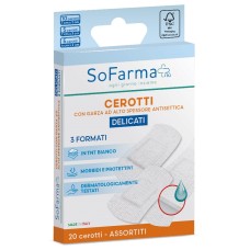 CEROTTO DELICATO ASSORTITI 20 PEZZI SOFARMAPIU' CEROTTO DELICATO ASSORTITI 20 PEZZI SOFARMAPIU'