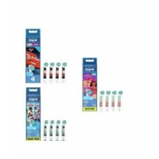 ORALB POWER REFILL EB10 CARS/MICKEY/PRINCESSES 4 PEZZI