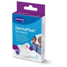 DERMAPLAST SOFT SILICONE CEROTTO 2 FORMATI 8 PEZZI