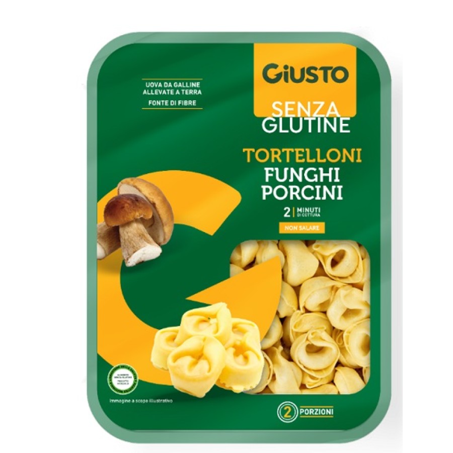 GIUSTO SENZA GLUTINE TORTELLONI FUNGHI PORCINI 250 G