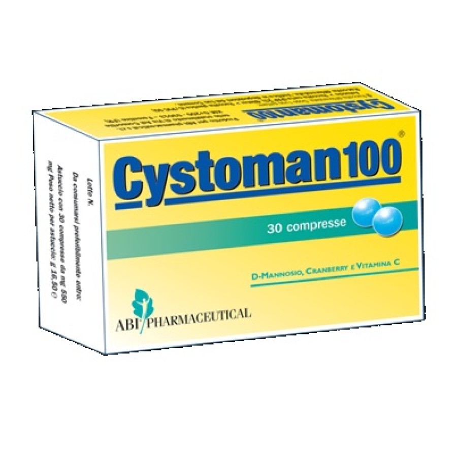 CYSTOMAN 100 30 COMPRESSE CYSTOMAN 100 30 COMPRESSE