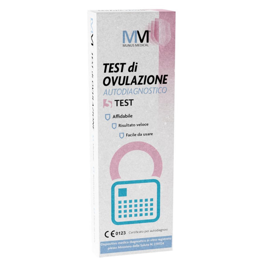 MUNUS MEDICAL TEST AUTODIAGNOSTICO DI OVULAZIONE 5 PEZZI