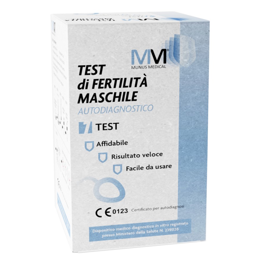 MUNUS MEDICAL TEST AUTODIAGNOSTICO DI FERTILITA' MASCHILE