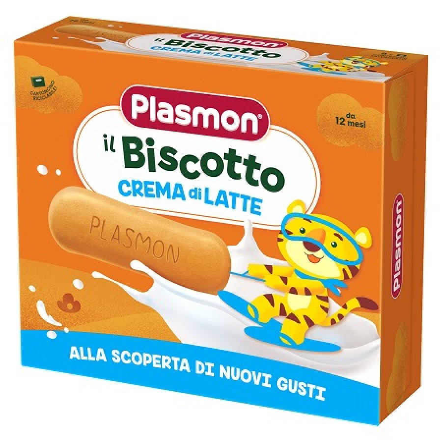 PLASMON BISCOTTO CREMA LATTE 8 PEZZI DA 40G